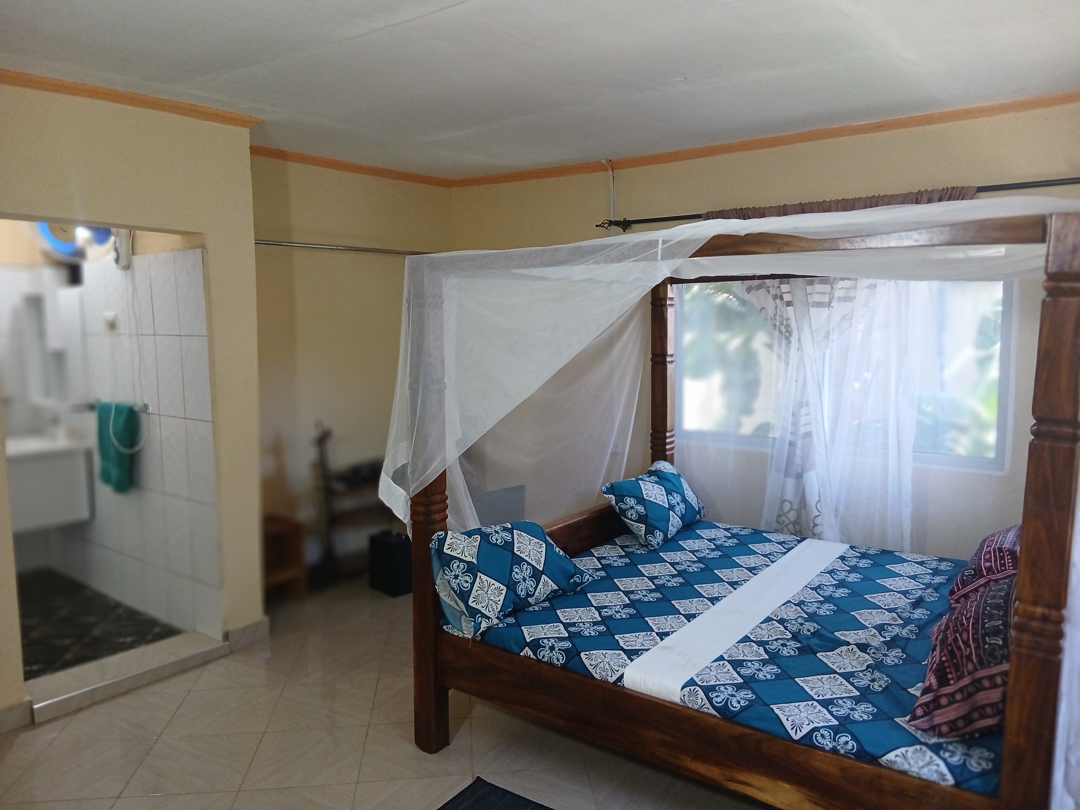 Peaceful outdoor area at Magutu Villa Diani